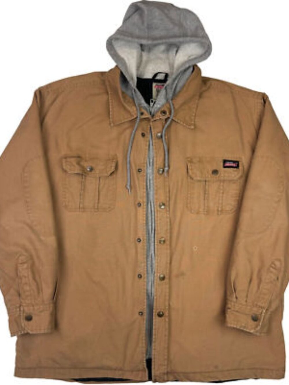 Dickies Jacket Grey Hood Vintage Workwear